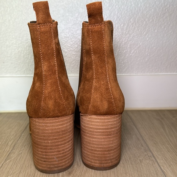 Steve Madden women’s brown suede pointed ankle boots size 9.5 - Picture 5 of 7